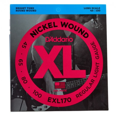 D'Addario EXL170 Nickel Wound E-Bass-Saiten 45-100