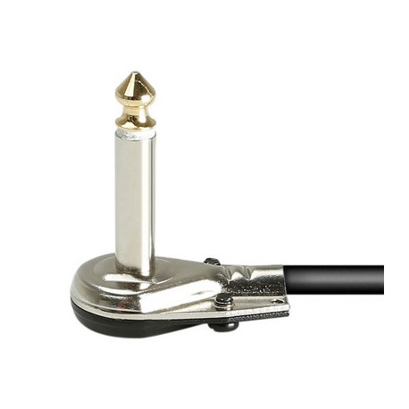 Adam Hall Cables Patchkabel 1 m 6,3 mm Winkelklinke Mono - 6,3 mm Winkelklinke Mono