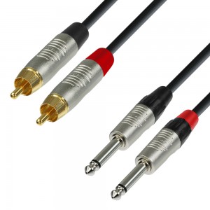 Audiokabel 2x RCA-Male - 2x...